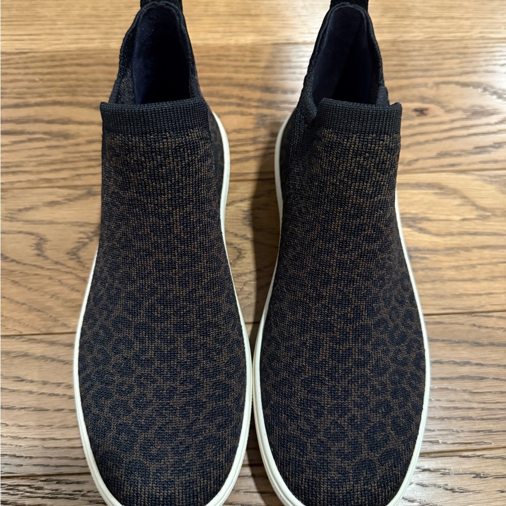 Rothy’s The Chelsea High Top in Espresso Spot 6.5 New!